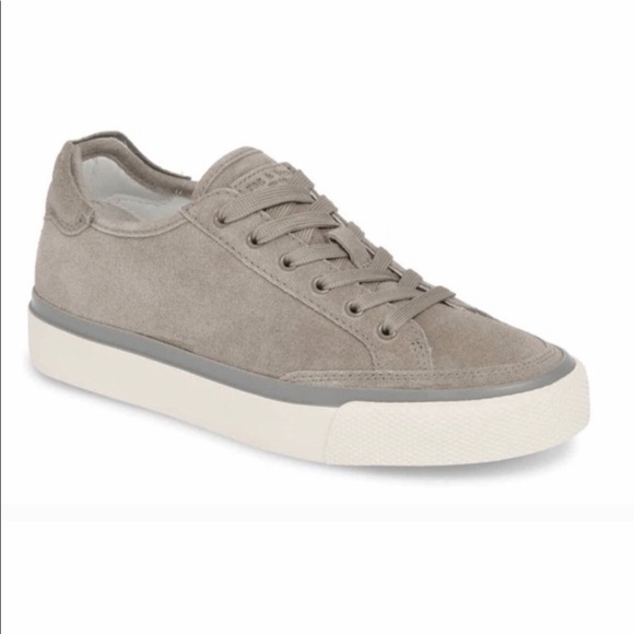 rag & bone Shoes - NEW Rag & Bone Gray Suede Lace Up Suede Sneakers